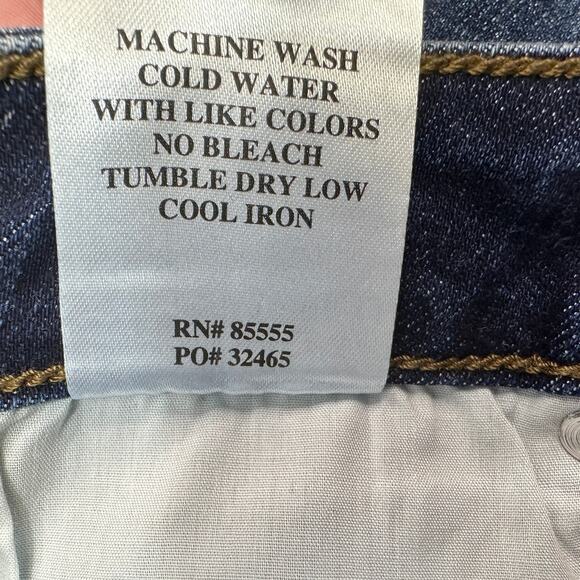 Daze Denim Jean SZ 26 Dark Wash Bestie Repreve Lovergirl Mid Rise Roller Stretch - Picture 11 of 16